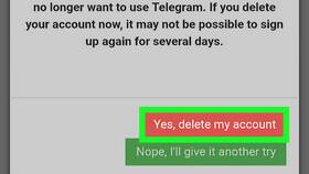 Как удалить аккаунт Telegram на Android в Benetton