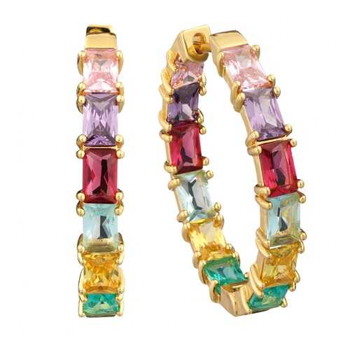 Серьги-кольца с разноцветными кристаллами Netincelle 20007000 в Benetton