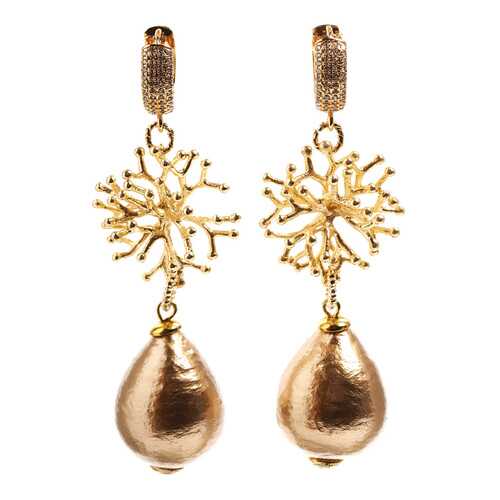 Серьги женские Beatrici Lux BL2624 коричневые в Benetton