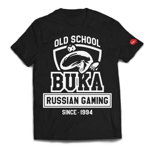 Футболка BUKA OLD SCHOOL черная L в Benetton