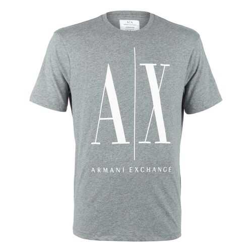 Футболка мужская Armani Exchange 8NZTPA ZJH4Z серая XXL в Benetton