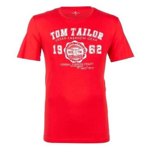 Футболка мужская TOM TAILOR 1008637-11487 красная L в Benetton