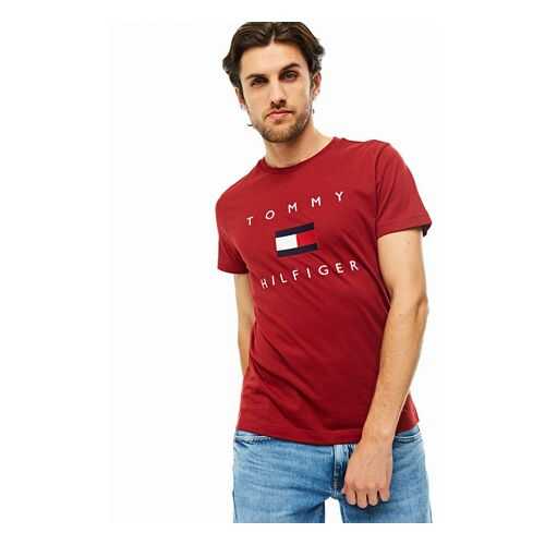 Футболка мужская Tommy Hilfiger MW0MW14313 красная M в Benetton