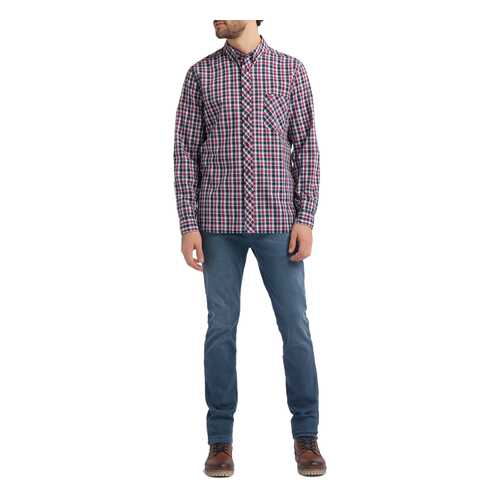 Рубашка длинная рукав мужская Mustang 1008692-11475 белая M в Benetton