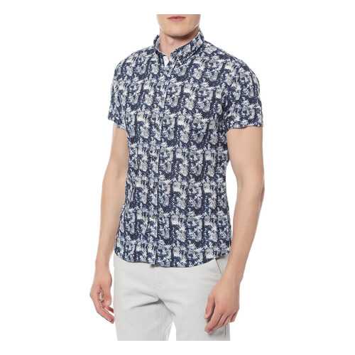 Сорочка мужская Colours & sons 9117/1600/0164 синяя L в Benetton