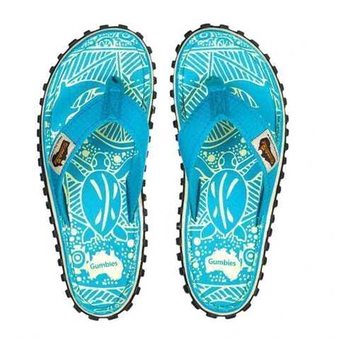 Шлепанцы женские Gumbies Islander Canvas Turquoise 2020 (36) в Benetton