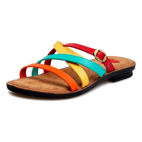 Шлепанцы женские T.Taccardi 00906120 разноцветные 39 RU в Benetton