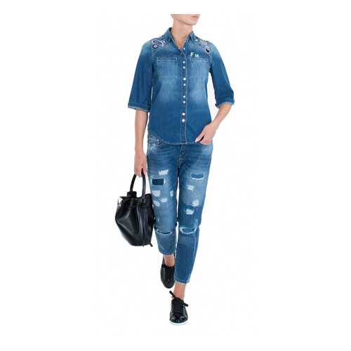 Джинсы женские Frankie Morello 73008 синие 28 IT в Benetton