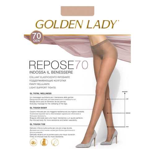 Колготки Golden Lady REPOSE 70, melon, 3/M в Benetton