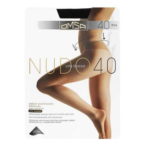 Колготки Omsa NUDO 40 VITA BASSA / Nero (Черный) / 4 (L) в Benetton