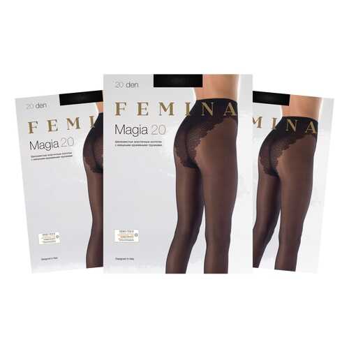 Колготки женские FM Magia 20 den nero 2/S (набор 3 шт) в Benetton