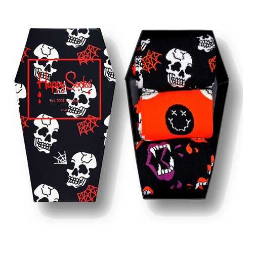 Носки Happy Socks Halloween 3-Pack Gift Box разноцветные 40-46 в Benetton