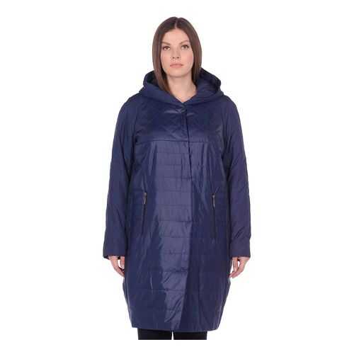 Пальто женское Pit.Gakoff Лика синее 56 RU в Benetton
