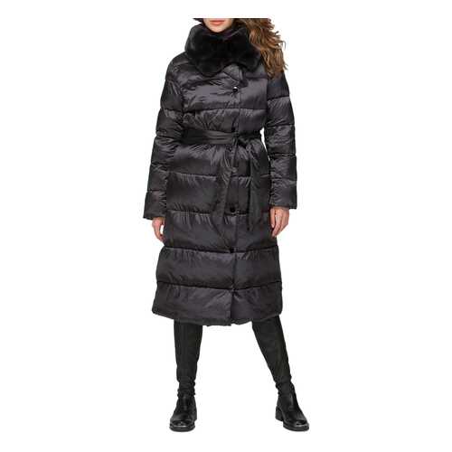 Пуховик-пальто женский Volcante VLF 190111 - WET STONE серый 46 RU в Benetton