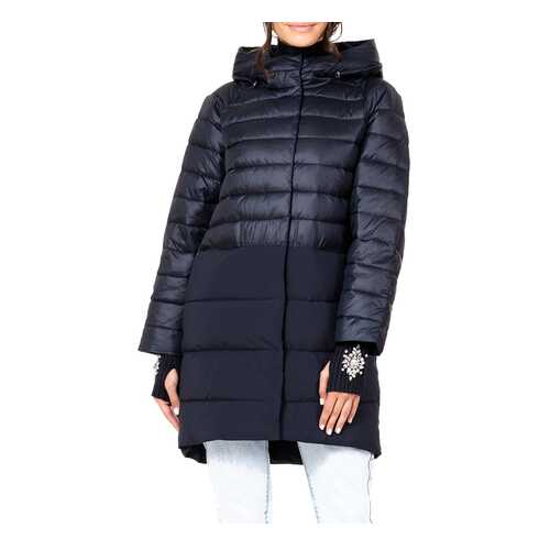 Пуховик-пальто женский WINTERRA 18-690 синий 42 RU в Benetton