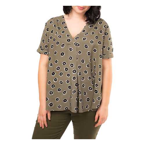 Блуза женская MONTEBELLUNA WLR903036 зеленая 48 RU в Benetton