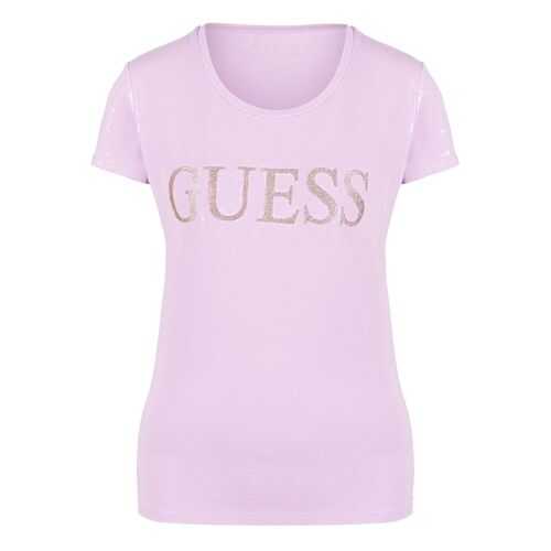 Футболка женская Guess W01I74-J1300-G4G8 фиолетовая XS в Benetton