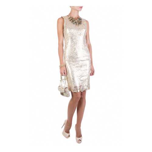 Платье женское Flavio Castellani 85431 желтое 38 IT в Benetton