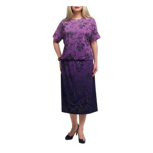 Платье женское OLSI 1705039_2 фиолетовое 66 RU в Benetton