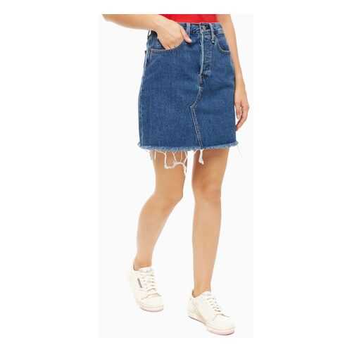 Юбка женская Levi's 7788200090 синяя 30 US в Benetton