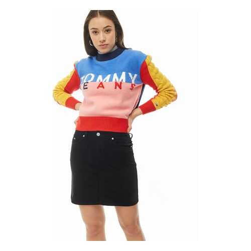 Юбка женская Tommy Jeans DW0DW07693 BBU черная 27 US в Benetton